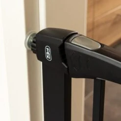 Barrera Negra TIAKI Con 7 Cm De Extensión Para Perros -Suministros Para Mascotas 334696 tiaki dog gate black fg 8153 2