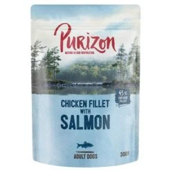 Purizon Adult 6 X 300 G Sin Cereales En Bolsitas Para Perros -Suministros Para Mascotas 344198 pla megapack purizon pouch lachs 300g hs 01 0
