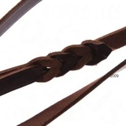 Correa De Cuero Marrón Con Gancho Trenzado Heim Para Perros -Suministros Para Mascotas 36563 2 detail 1