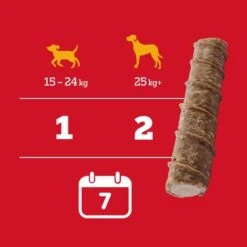Pedigree Ranchos Rollos Rellenos Maxi Para Perros -Suministros Para Mascotas 371298 pedigree ranchos gefuelte kaurollen maxi 10x80g hs 06 6