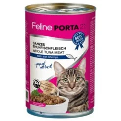 Pack Ahorro Feline Porta 21 Comida Para Gatos 12 X 400 G -Suministros Para Mascotas 4639 pla felineporta21 tunashrimps 400g 9