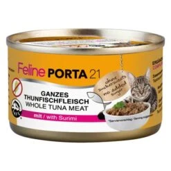 Feline Porta 21 Comida Para Gatos 6 X 90 G 13 Feline Porta 21 Comida Para Gatos 6 X 90 G -Suministros Para Mascotas 4670 pla felineporta21 tunasurimi 90g 2