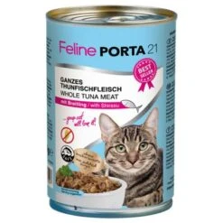 Pack Ahorro Feline Porta 21 Comida Para Gatos 12 X 400 G -Suministros Para Mascotas 4695 pla felineporta21 tunabreitling 400g 3