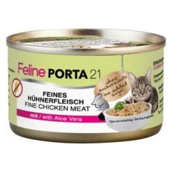 Feline Porta 21 Comida Para Gatos 6 X 90 G 14 Feline Porta 21 Comida Para Gatos 6 X 90 G -Suministros Para Mascotas 4710 pla felineporta21 huhnaloe 90g 2