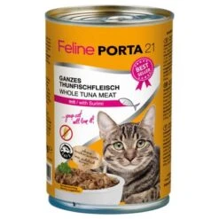 Pack Ahorro Feline Porta 21 Comida Para Gatos 12 X 400 G -Suministros Para Mascotas 4745 pla felineporta21 tunasurimi 400g 6
