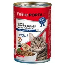 Pack Ahorro Feline Porta 21 Comida Para Gatos 12 X 400 G -Suministros Para Mascotas 4765 pla felineporta21 tunarind 400g 9