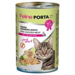 Pack Ahorro Feline Porta 21 Comida Para Gatos 12 X 400 G -Suministros Para Mascotas 4785 pla felineporta21 huhnaloe 400g 8