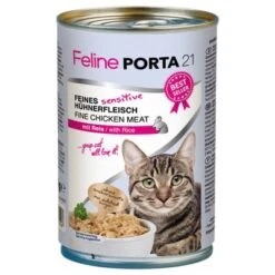 Pack Ahorro Feline Porta 21 Comida Para Gatos 12 X 400 G -Suministros Para Mascotas 4795 pla felineporta21 huhnreissensitive 400g 5