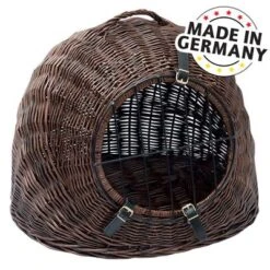 Cueva Y Transportín De Mimbre XXL Aumüller Para Mascotas -Suministros Para Mascotas 50814 pla korbhoehle xxl hoehle braun fs 5 1