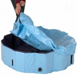 Piscina Para Perros Keep Cool -Suministros Para Mascotas 60405 dog pool mit schutzabdeckung 03 6