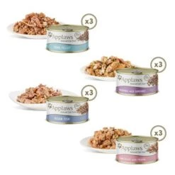 Pack Mixto Applaws Adult Latas 12 X 70 G -Suministros Para Mascotas 67663 applaws wetfood cat fischauwahl huhnchen hs 03 9