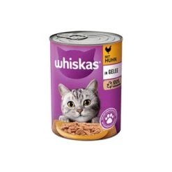 Whiskas 1+ Años En Lata 12 X 400 G -Suministros Para Mascotas 67677 whiskas 1plus huhn 12x400g hs 07 0