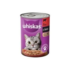 Whiskas 1+ Años En Lata 12 X 400 G -Suministros Para Mascotas 67736 whiskas 1plus rind 12x400g hs 07 7