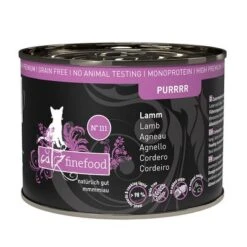 Catz Finefood Purrrr En Latas 6 X 200 / 190 G -Suministros Para Mascotas 67875 pla petsnature catzfinefood purrrrdose lamm 200g hs 01 3
