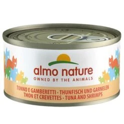 Almo Nature Con Pescado 24 X 70 G - Pack Ahorro -Suministros Para Mascotas 69356 pla almonature thunfischgarnele 3