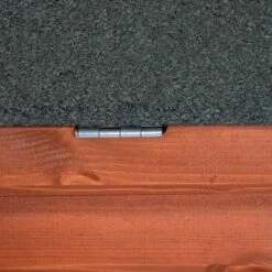 Caseta De Madera Woody Premium Con Puerta Para Perros -Suministros Para Mascotas 70354 hundehuette flachdach fg 1120025 2