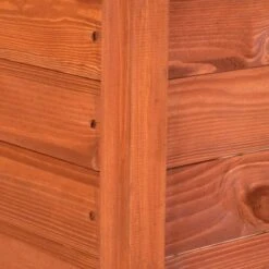 Caseta De Madera Woody Premium Con Puerta Para Perros -Suministros Para Mascotas 70354 hundehuette flachdach fg 1120026 7