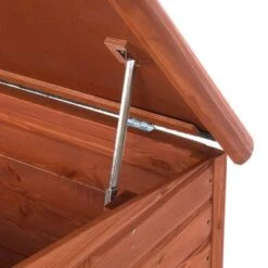 Caseta De Madera Woody Premium Con Puerta Para Perros -Suministros Para Mascotas 70354 hundehuette flachdach fg 1120030 8