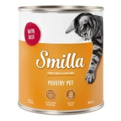Smilla Tierna Ave 6 X 800 G -Suministros Para Mascotas 71008 pla smilla poulrypot beef 800g 7