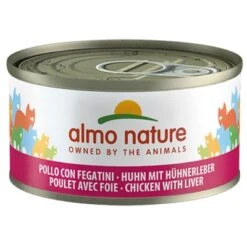 Pack Ahorro Almo Nature Con Carne 12 X 70 G -Suministros Para Mascotas 72677 pla almonature huhn mit huhnleber 5