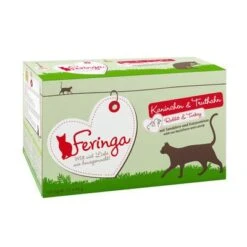 Feringa Classic Meat Menu En Gelatina 12 X 85 G En Sobres -Suministros Para Mascotas 72970 pla feringa pouch kaninchen truthahn 12x85g 3