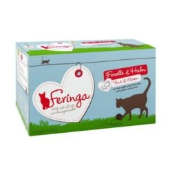 Feringa Classic Meat Menu En Gelatina 12 X 85 G En Sobres -Suministros Para Mascotas 73062 pla feringa pouch forelle huhn 12x85g 9