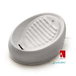 Lucky Kitty Fuente Bebedero 25 Lucky Kitty Fuente Bebedero -Suministros Para Mascotas 73774 lk trinkbrunnen grau 2