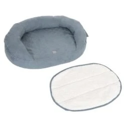 Cama Ortopédica Memory Ovalada Gris -Suministros Para Mascotas 79216 memory oval grau fg 6676 9
