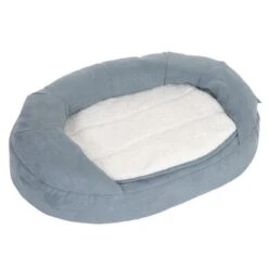Cama Ortopédica Memory Ovalada Gris -Suministros Para Mascotas 79216 pla memory oval grau fg 6674 1