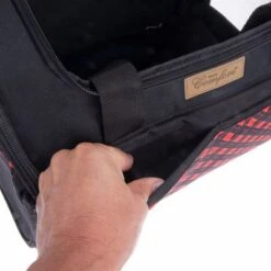 Bolso De Transporte A Cuadros Para Mascotas 29 Bolso De Transporte A Cuadros Para Mascotas -Suministros Para Mascotas 79331 tragetasche karo fg 7439 0