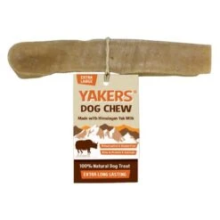 YAKERS Dog Chew Snacks De Leche Para Perros -Suministros Para Mascotas 80568 pla kennelpak yakers xlarge chew 6