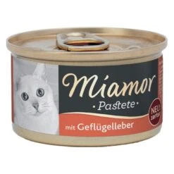 Miamor Paté 12 X 85 G -Suministros Para Mascotas 80778 pla miamor pastete gefluegelleber 85g 1