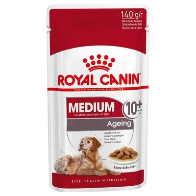 Royal Canin Medium Ageing 10 + En Salsa Para Perros 1 Royal Canin Medium Ageing 10 + En Salsa Para Perros