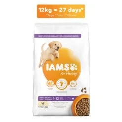 IAMS For Vitality Puppy & Junior Large Con Pollo Fresco -Suministros Para Mascotas 83714 iams dog puppyjunior large 12kg hs 02 3