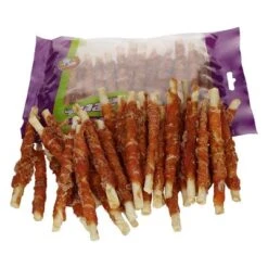 Braaaf Palitos Envueltos En Pollo Para Perros -Suministros Para Mascotas 87899 chew express braaaf roll sticks with chicken 12 5cm 1