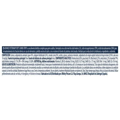 Advance Atopic Veterinary Diets Comida Húmeda Para Perros 6 Advance Atopic Veterinary Diets Comida Húmeda Para Perros - Imagen 6