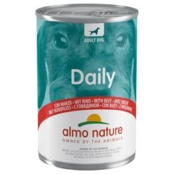 Almo Nature Daily 12 X 400 G Comida Húmeda Para Perros -Suministros Para Mascotas 91118 pla almonature dailydog rind 400g 7