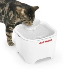 Bebedero Fuente Cat Mate Concha De Pet Mate -Suministros Para Mascotas 95720 cat mate shell pet fountain hs 02 2 9