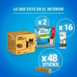 PURINA Dentalife Snacks Dentales Para Perros Medianos (12-25 Kg) 19 PURINA Dentalife Snacks Dentales Para Perros Medianos (12-25 Kg) -Suministros Para Mascotas 982206 what s inside medium1 es 1 1 9