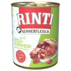 Rinti Kennerfleisch 6 X 800 G 24 Rinti Kennerfleisch 6 X 800 G -Suministros Para Mascotas 98726 pla bilder rinti kennerfleisch wildschwein 800g hs 01 3