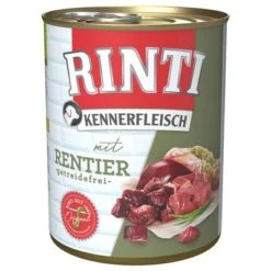 Rinti Kennerfleisch 6 X 800 G 26 Rinti Kennerfleisch 6 X 800 G -Suministros Para Mascotas 98831 pla bilder rinti kennerfleisch rentier 800g hs 01 6