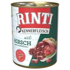 Rinti Kennerfleisch 6 X 800 G 19 Rinti Kennerfleisch 6 X 800 G -Suministros Para Mascotas 98832 pla bilder rinti kennerfleisch hirsch 800g hs 01 1