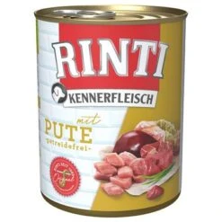 Pack Ahorro: Rinti Kennerfleisch 12 X 800 G -Suministros Para Mascotas 98835 pla bilder rinti kennerfleisch pute 800g hs 01 3