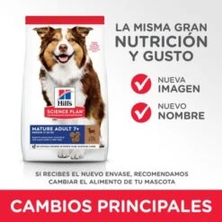 Hill's Science Plan Hill's Mature Adult 7+ Medium Science Plan Con Cordero Y Arroz -Suministros Para Mascotas atf11 604379 key changes 9