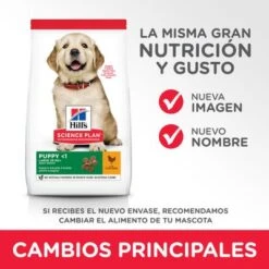 Hill's Science Plan Hill's Puppy <1 Large Science Plan Con Pollo -Suministros Para Mascotas atf11 604386 key changes 4