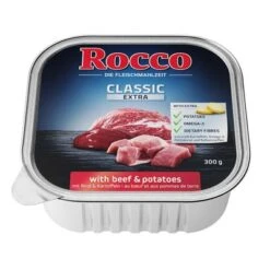 Rocco Classic En Tarrinas 27 X 300 G - Pack Ahorro 15 Rocco Classic En Tarrinas 27 X 300 G - Pack Ahorro -Suministros Para Mascotas beef 1000x1000 side 1