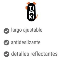 Correa Ajustable TIAKI Reflective Rubber Roja Para Perros -Suministros Para Mascotas benefits template accesories 1000x1000 int 3 5