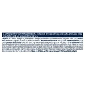 Advance Weight Balance Veterinary Diets Comida Húmeda Para Perros 5 Advance Weight Balance Veterinary Diets Comida Húmeda Para Perros - Imagen 5