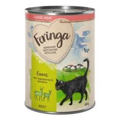 Feringa Classic Meat Menu 6 X 400 G -Suministros Para Mascotas feringa classicmeat adult game 400g 1000x1000 7