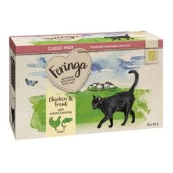 Feringa Classic Meat Menu En Gelatina 12 X 85 G En Sobres -Suministros Para Mascotas feringa classicmeat chickentrout 12x85g 1000x1000 3